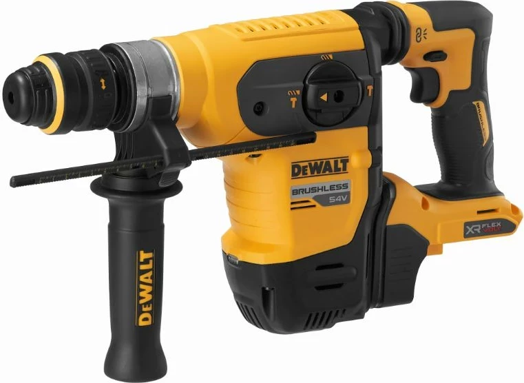 Çekiç rrotullues aku Dewalt DCH417NT XR FlexVolt 54V SDS-Plus 4.5J Bare TSTAK Brushless, verdhë/zi