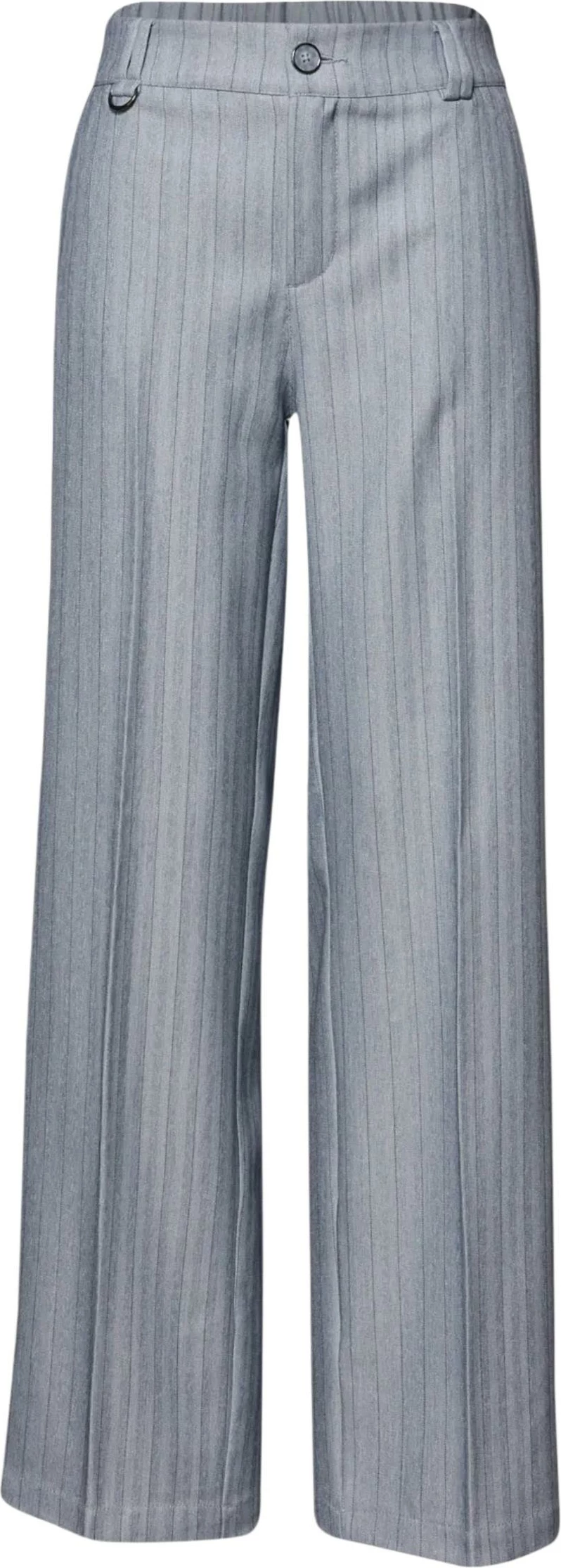 Pantallona për femra Street One Straight Leg Herringbone 380687, të kaltër të çelëta [Madhësia: W38 L32]