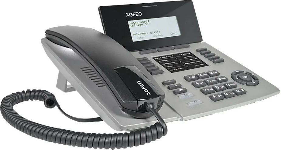 Telefon AGFEO ST 54 IP SENSORfon, ngjyrë argjendtë