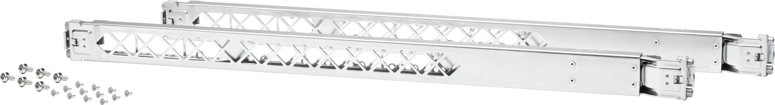 Kit montimi rack HPE Aruba Networking X414, 1U, universal 4-post, metal, i bardhë