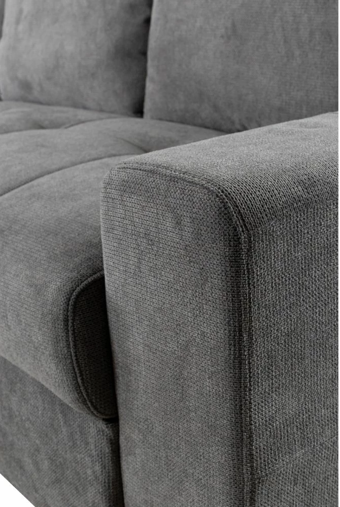 Kënd divan Bill, shtrihës, kënd i majtë, ngjyrë gur, 241x173x94