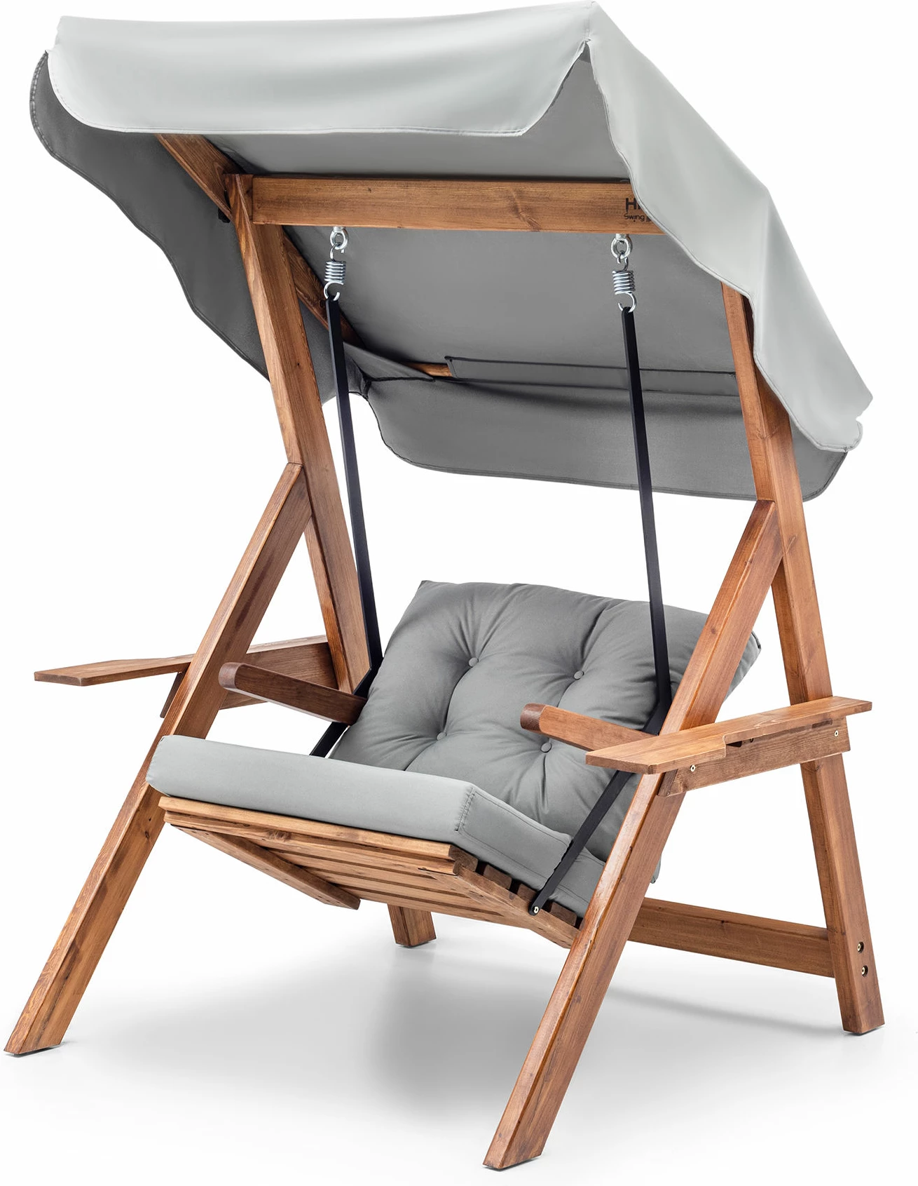 Karrige lëkundëse për kopsht, ngjyrë gri, Galata Swing S1