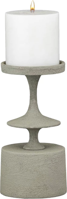 Mbajtëse qirinjsh MOMENTS, alumin, ngjyrë mint, 12.5x12.5x24cm