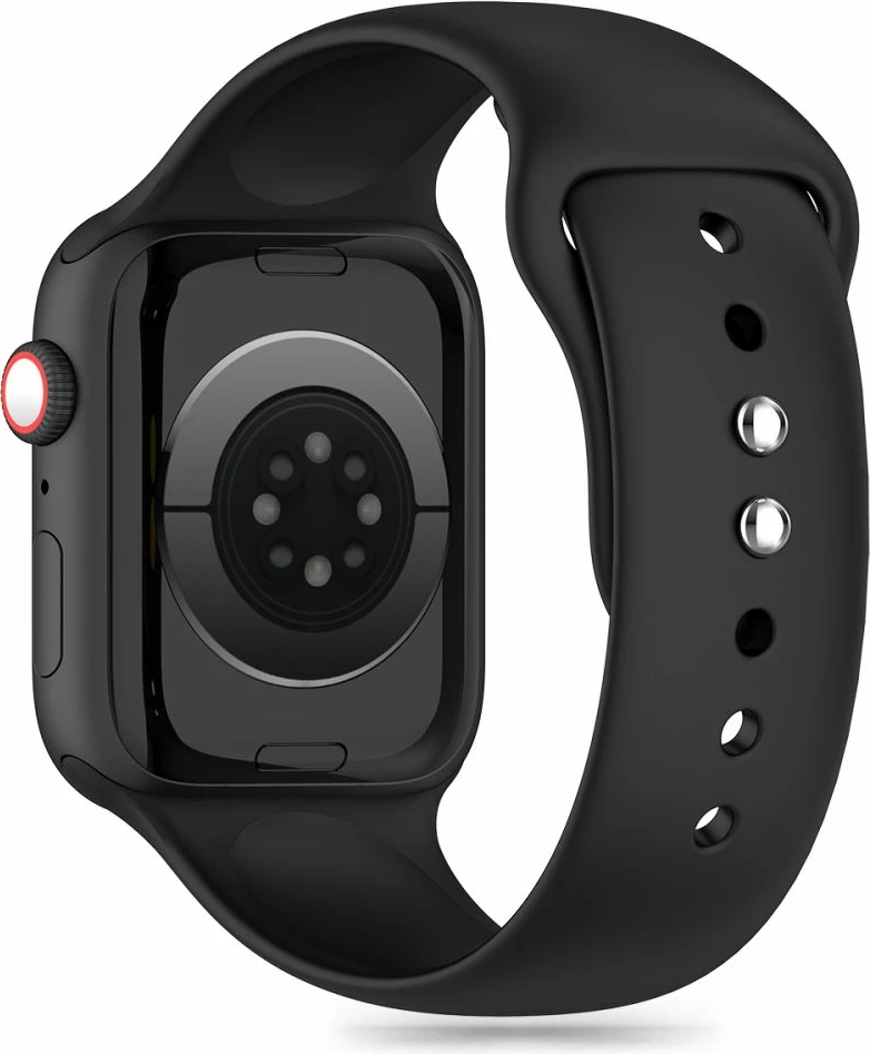Rrip silikoni për Apple Watch Tech-Protect, për seri 4/5/6/7/8/9/SE/Ultra 1/2 (42/44/45/49 mm), i zi