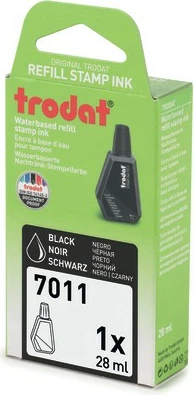 Boje për vula Trodat 7011, e zezë, 28ml