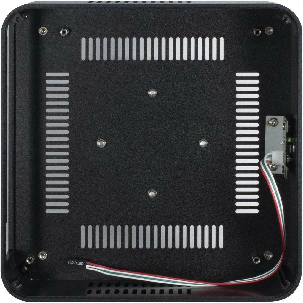 Kasë Inter-Tech A80, ITX, Small Form Factor, alumini, e zezë