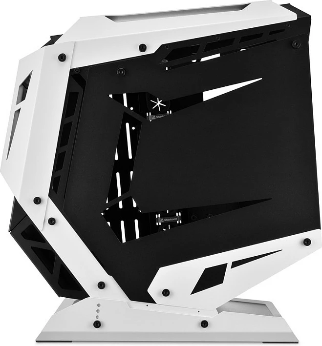 Kasë Sharkoon ELITE SHARK CA700, Tower ATX/micro ATX/Mini-ITX, RGB, xham i kalitur, bardh e zi