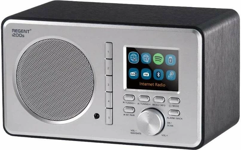 Radio Ferguson Regent i200s FM/DAB+/Internet, Wi‑Fi, Bluetooth, gri