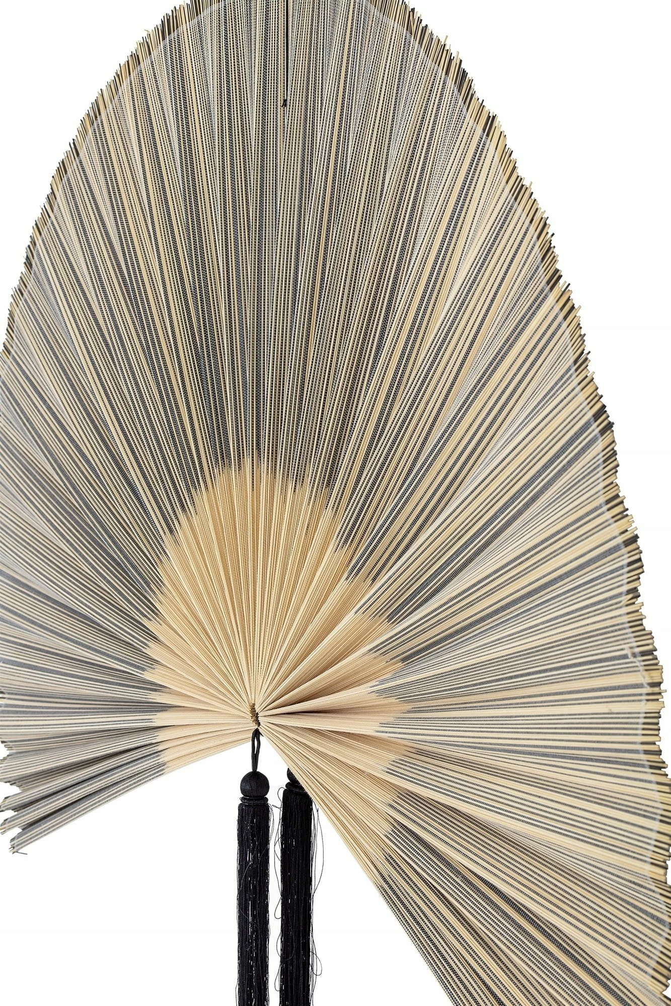 Dekor muror Bloomingville Jaime 145x72 cm, bambu/karagumoy & pambuk, bezhë/zi