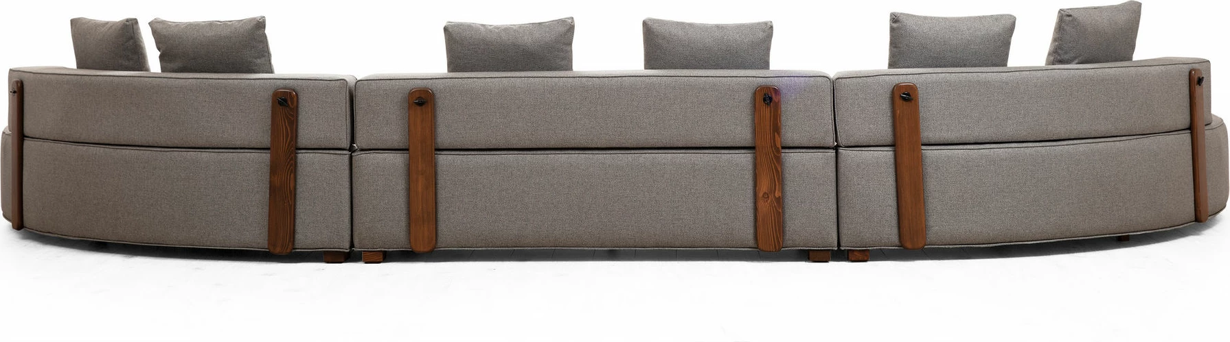Kënd-sofë Atelier del Sofa, Gondol-3, gri