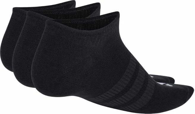 Çorape të shkurtra sportive adidas Thin&Light 3P, të zeza