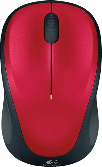 Maus Logitech M235 wireless 1000 dpi 3 butona, e kuqe
