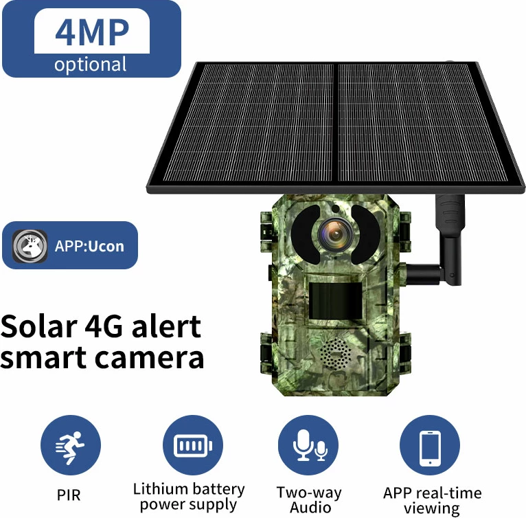Kamere Gjuetie Solare 4G 8.0MP H10