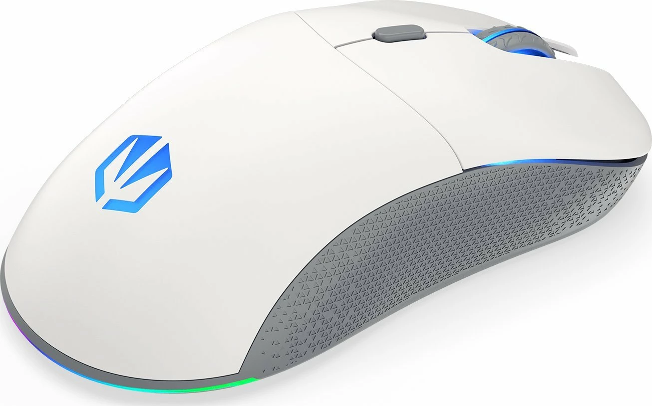 Maus Endorfy GEM Plus Wireless EY6A015 26000 DPI RGB 2.4GHz/USB 6 butona Onyx White, i bardhë