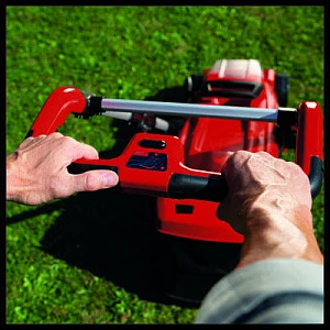 Kosilice bari me bateri Einhell GE-CM 36/41 Li - Solo, 36V (2x18V), brushless, 50L, kuqe/zi