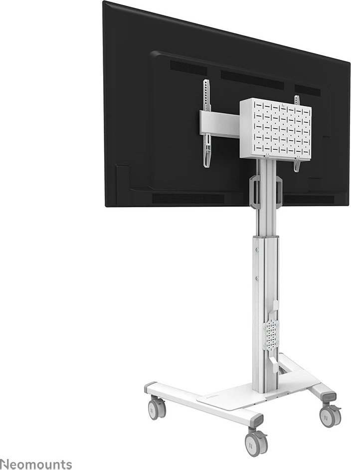Karrocë portative TV Neomounts Newstar FL50S-825WH1, për ekrane 37-75 inç, rregullim lartësie, ngjyrë e bardhë