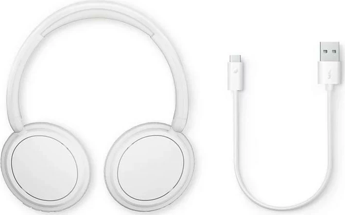 Kufje Philips TAH5209WT/00, Bluetooth 5.3, on-ear, 65 orë, të palosshme, të bardha