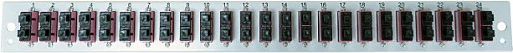 Panel frontali EFB Elektronik, 1U, 24x SC Duplex OM4, montim rack, gri