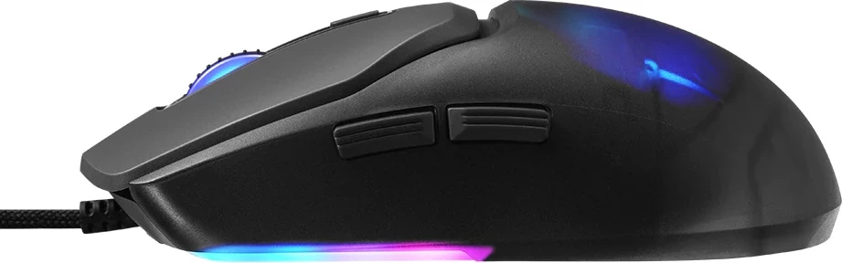 Maus gaming Marvo Fit Lite G1, 12000 DPI, RGB, me kabllo, 7 butona, i zi