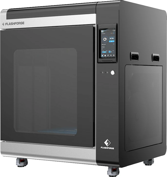 Printer 3D Flashforge Creator 4A, volum printimi 400×350×500 mm, Wi‑Fi/Ethernet, ekran 7", zezë/gri