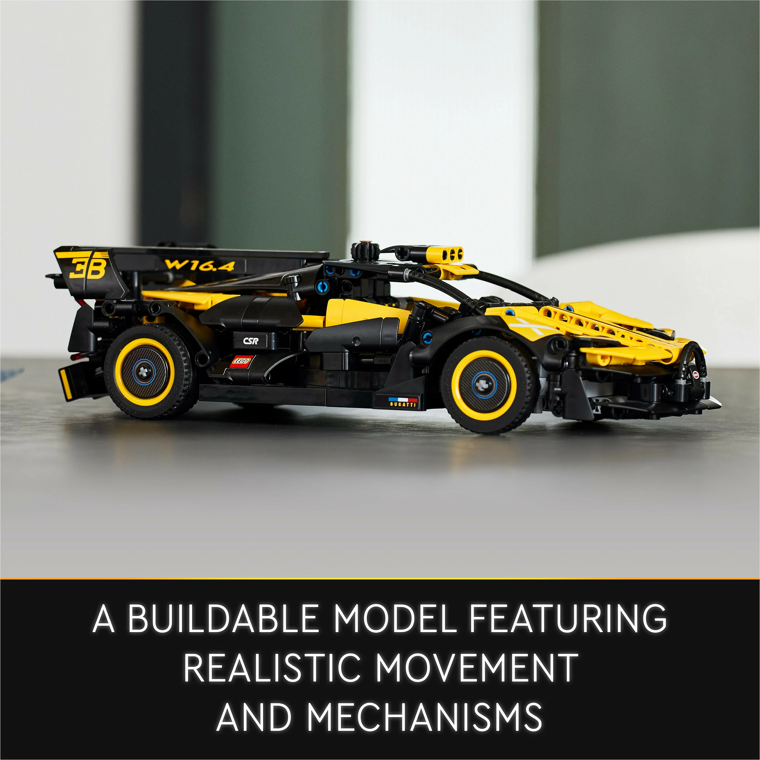 Set ndërtimi LEGO Technic Bugatti Bolide, 905 pjesë, plastikë, shumëngjyrësh