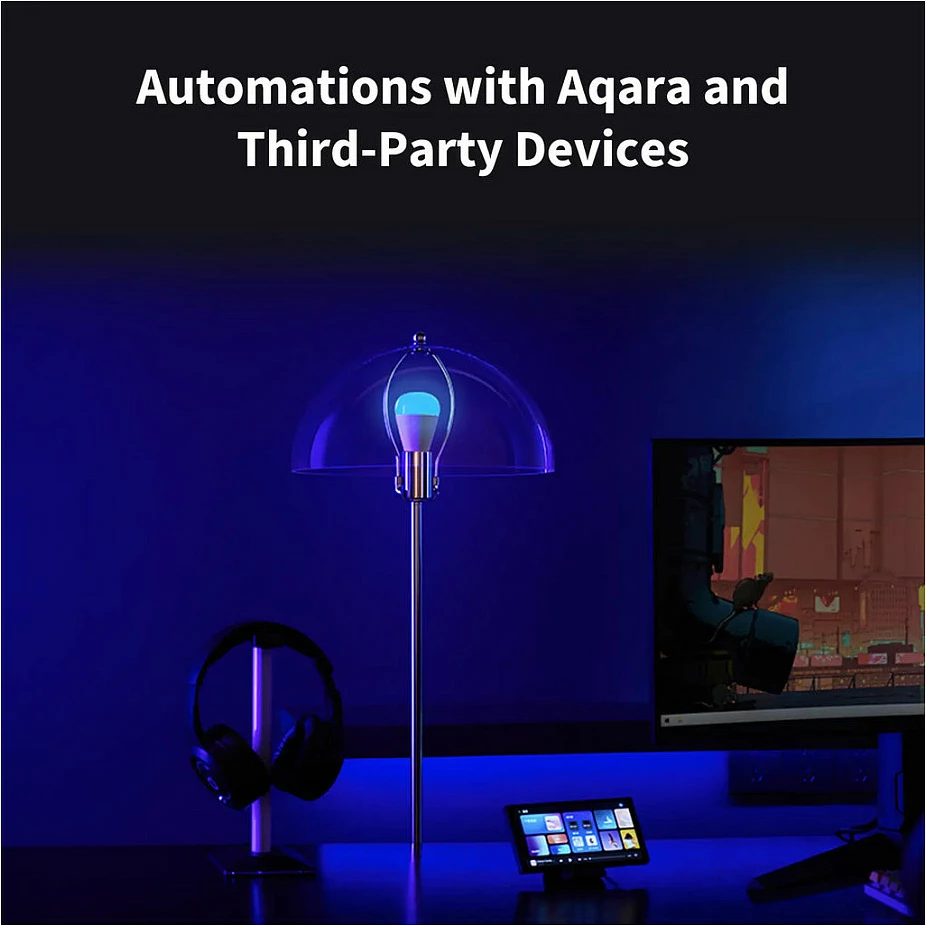 Llambë smart Aqara LED Bulb T2, GU10, 4.9W, 2700-6500K, Zigbee/Thread/Bluetooth, e bardhë