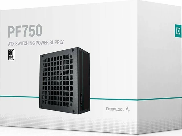Furnizues rryme Deepcool PF750 R-PF750D-HA0B-EU 750W, ATX, 80 Plus, jo-modular, i zi
