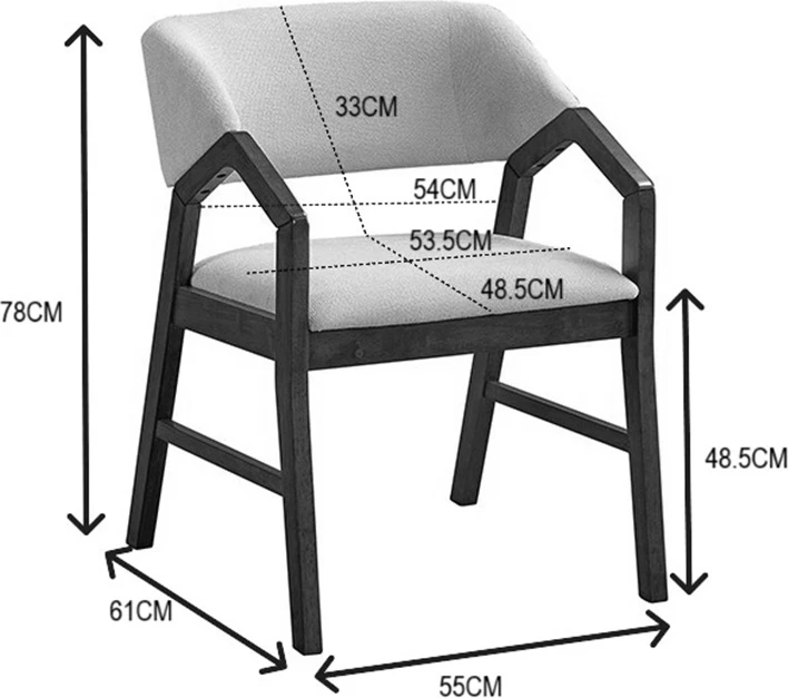 Tavolinë me karrige Eleganza-Livia, 7 copë, MDF, ngjyrë arre, 180x99x75.8cm