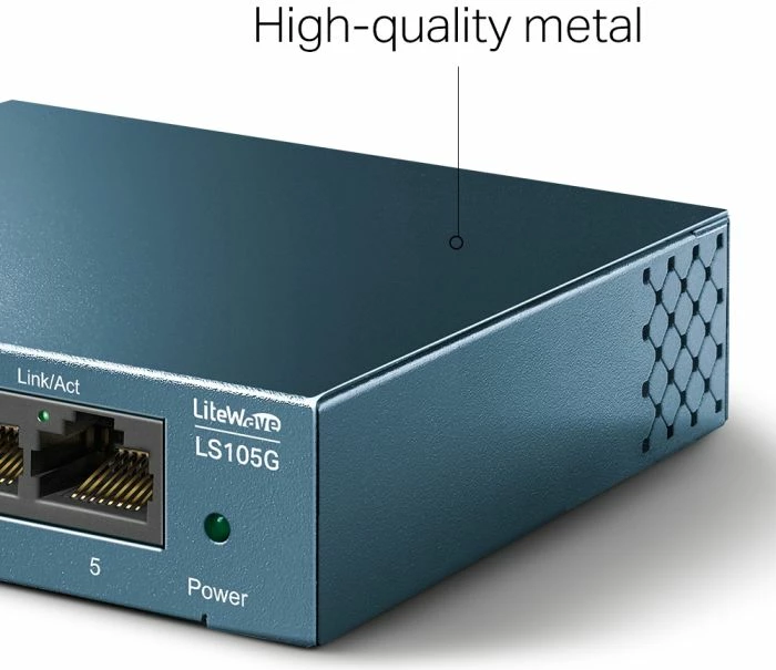 Switch TP-LINK LS105G 5-port Gigabit, i kaltër