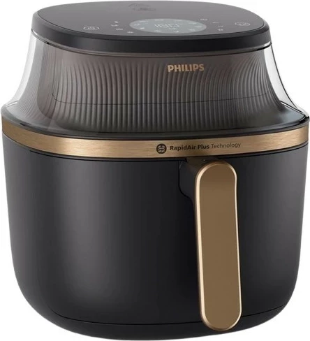 Fryer Philips Ovi Mini 3000 NA322/00, 4.2L, 1400W, e zezë/ari