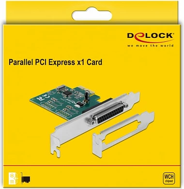 Kartelë zgjerimi DeLOCK 90412, PCIe 1.1, portë Paralel (LPT), low-profile