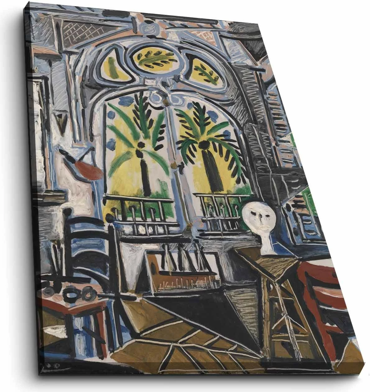 Pikturë dekorative në kanavacë, Wallity FAMOUSART-106, shumëngjyrëshe, 45x70cm