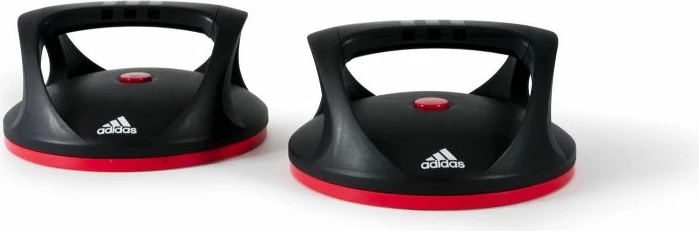 Mbajtëse rotulluese për push-up adidas, për meshkuj dhe femra, të zeza me të kuqe