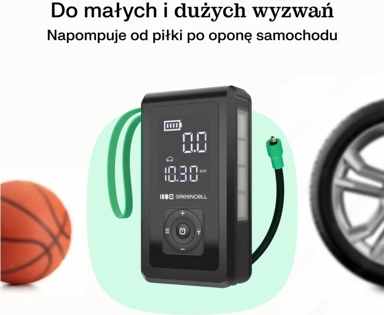 Power bank Green Cell CJSGC03, 8000 mAh, E zezë, Jeshile e çelët