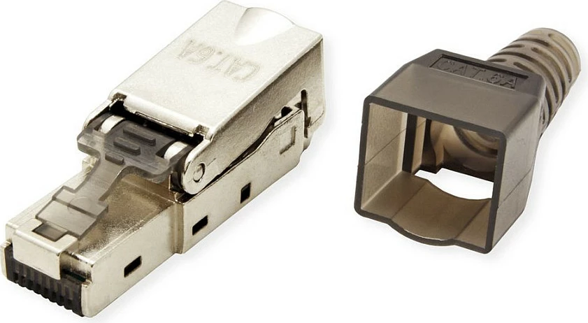 Konektor rrjeti VALUE 26.99.0373, RJ-45, Cat6a, Silver