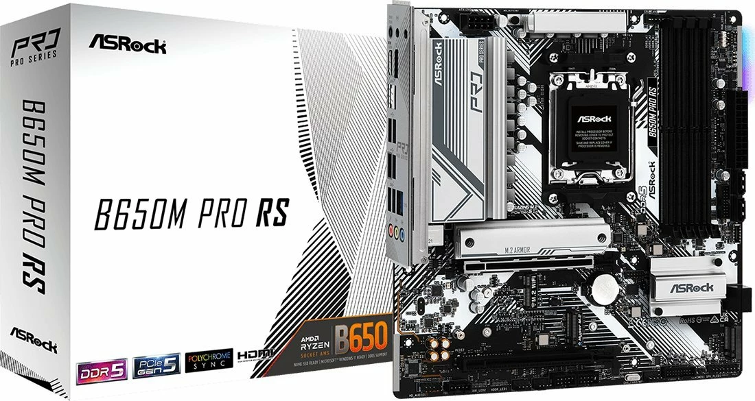 Pllakë amë ASRock B650M PRO RS Micro ATX DDR5