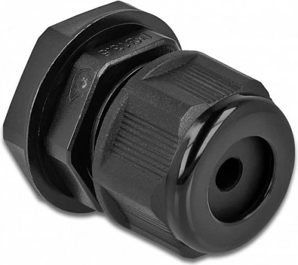 Glandë kablli DeLOCK PG13.5, IP68, për kabllo 5 mm, 2 copë, e zezë