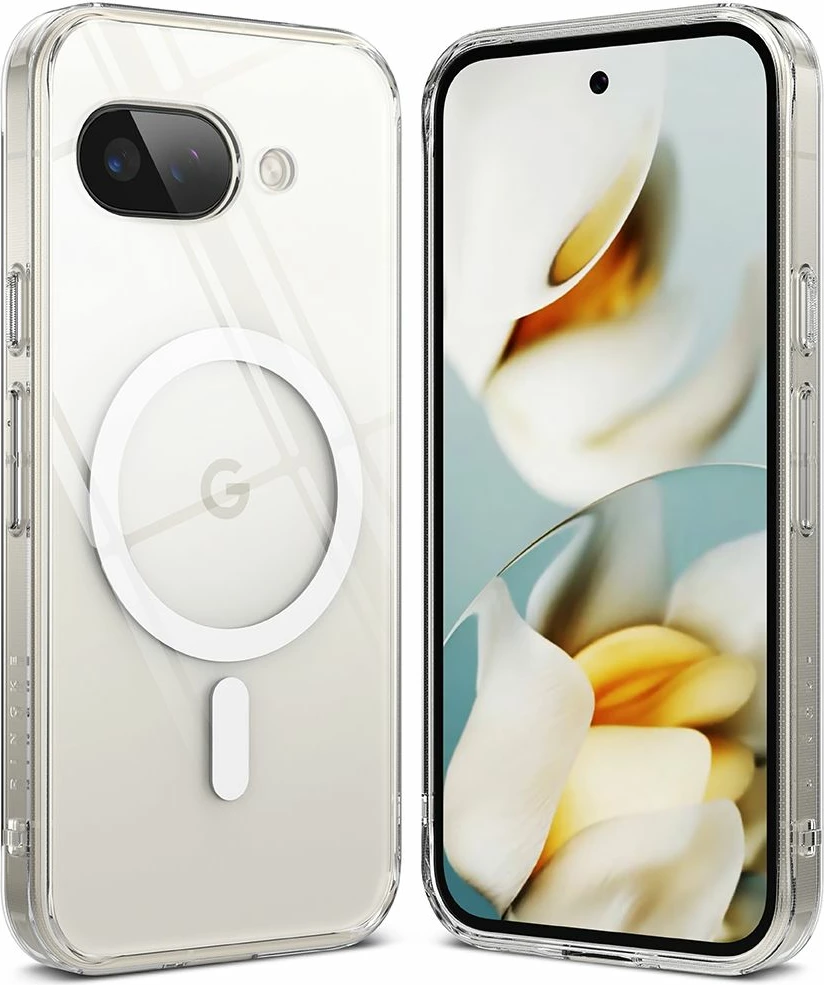 Mbështjellës Ringke Fusion Magnetic MagSafe për Google Pixel 9A, Transparent