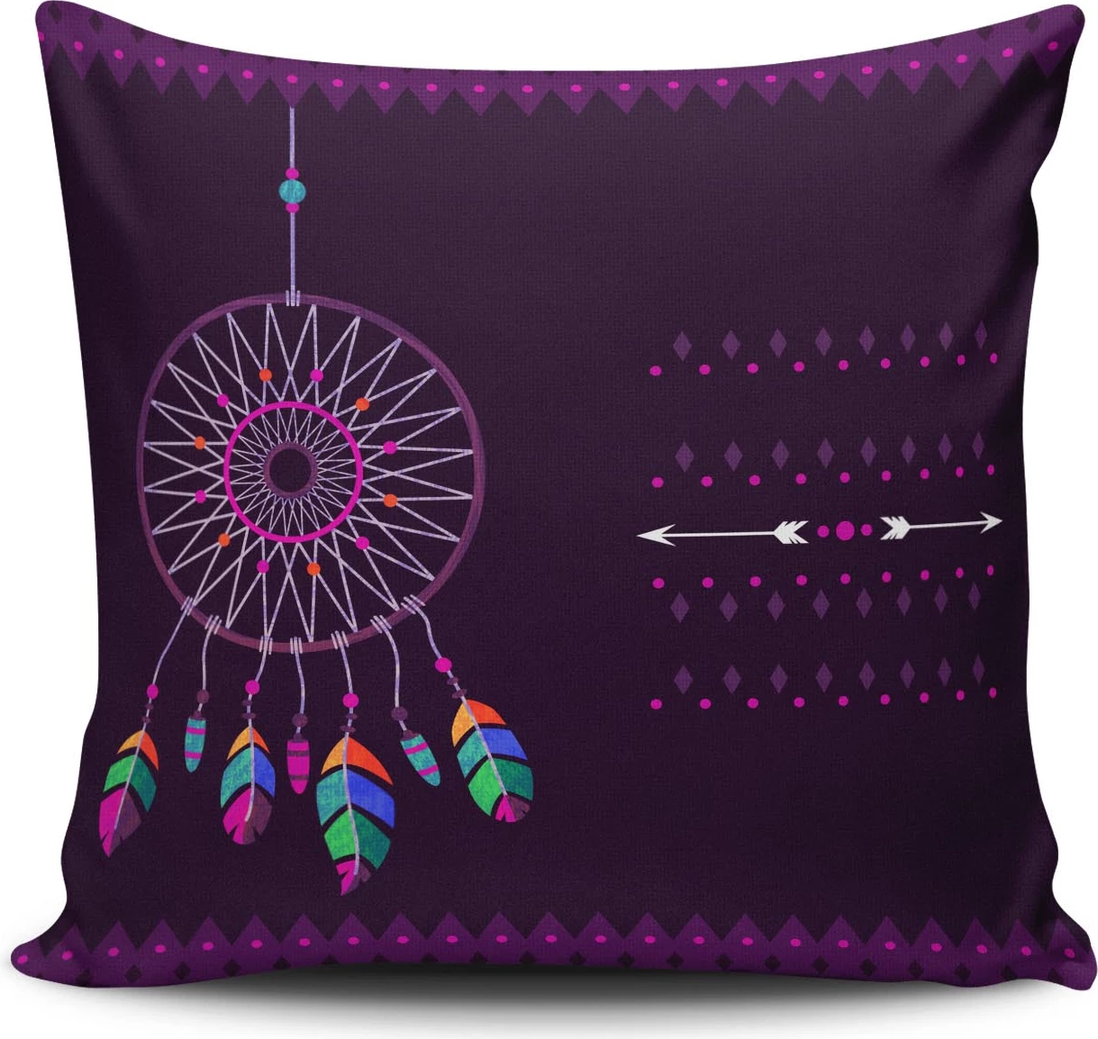 Jastëkë mbulesë Aberto Design, NKLF-395, shumëngjyrëshe, 43x43cm