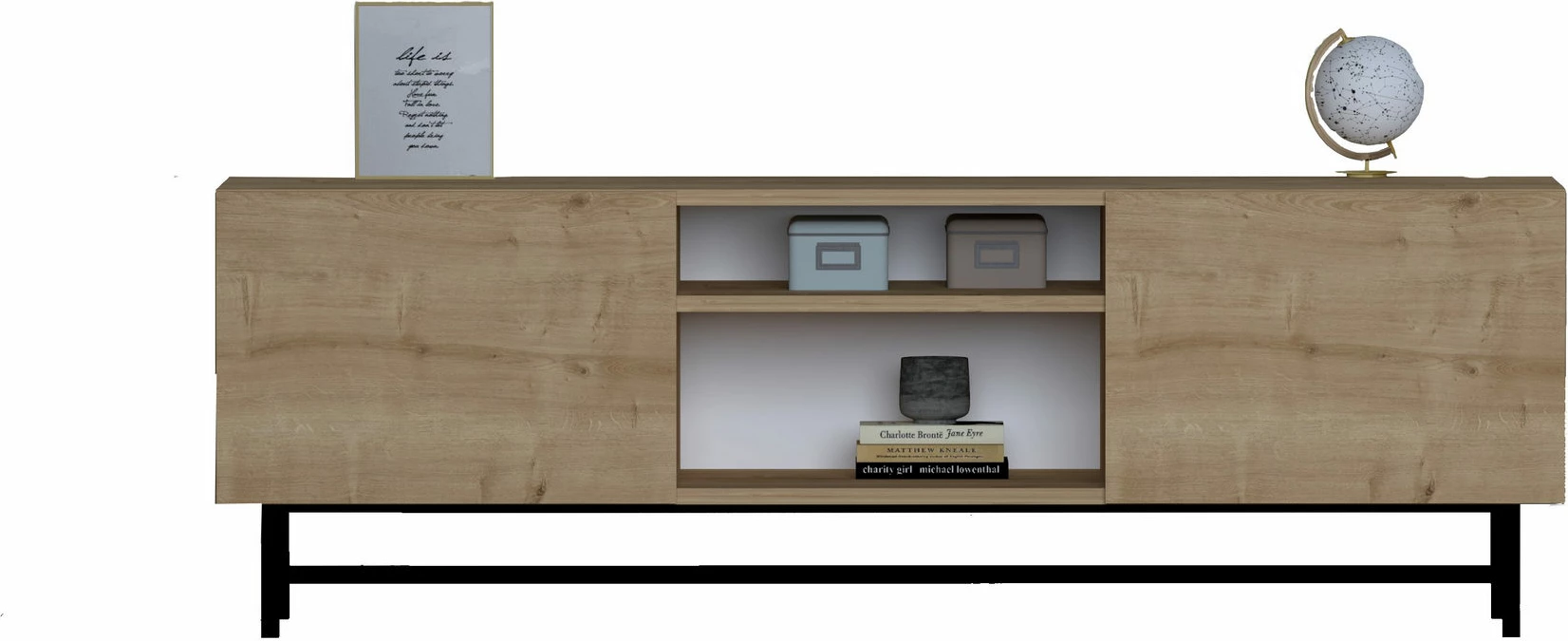Komodë TV Skye Decor, ngjyrë Sapphire, Tugi v2