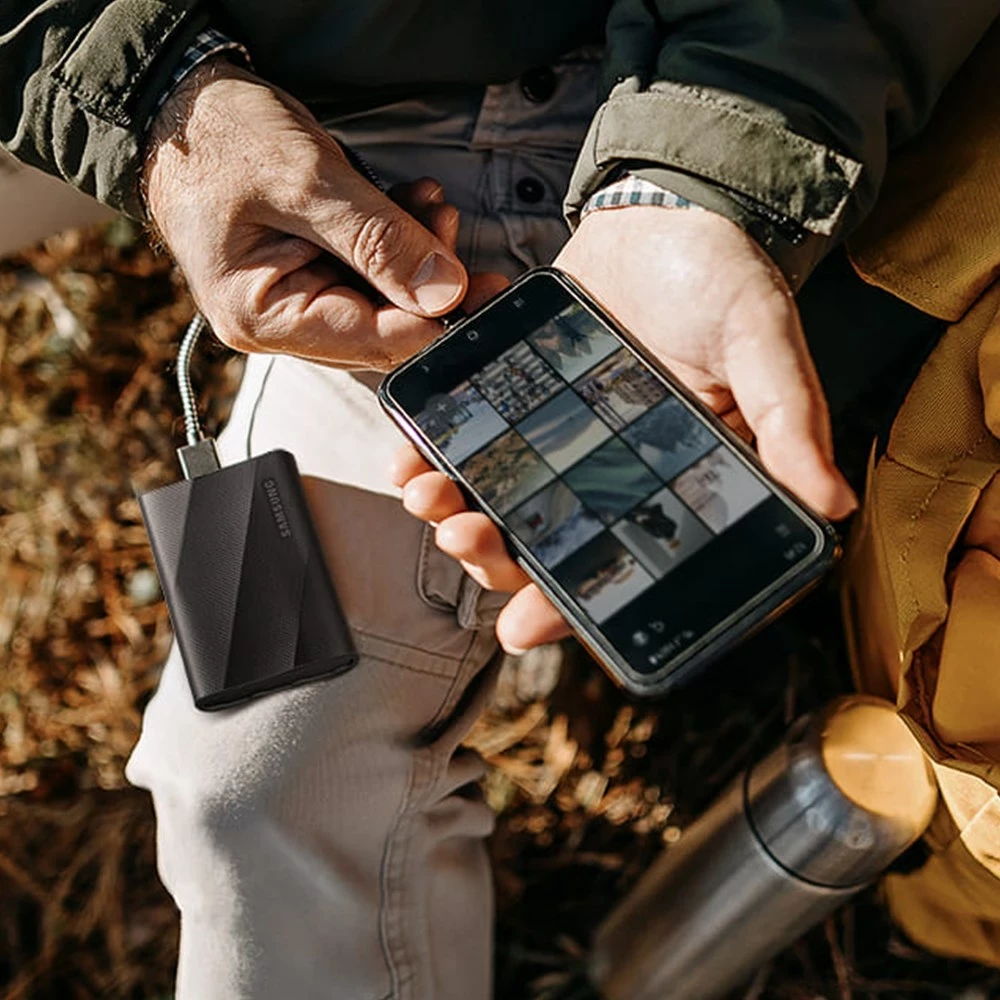 SSD portabël Samsung MU-PG2T0B 2TB, USB Type-C 3.2 Gen 2, Zi