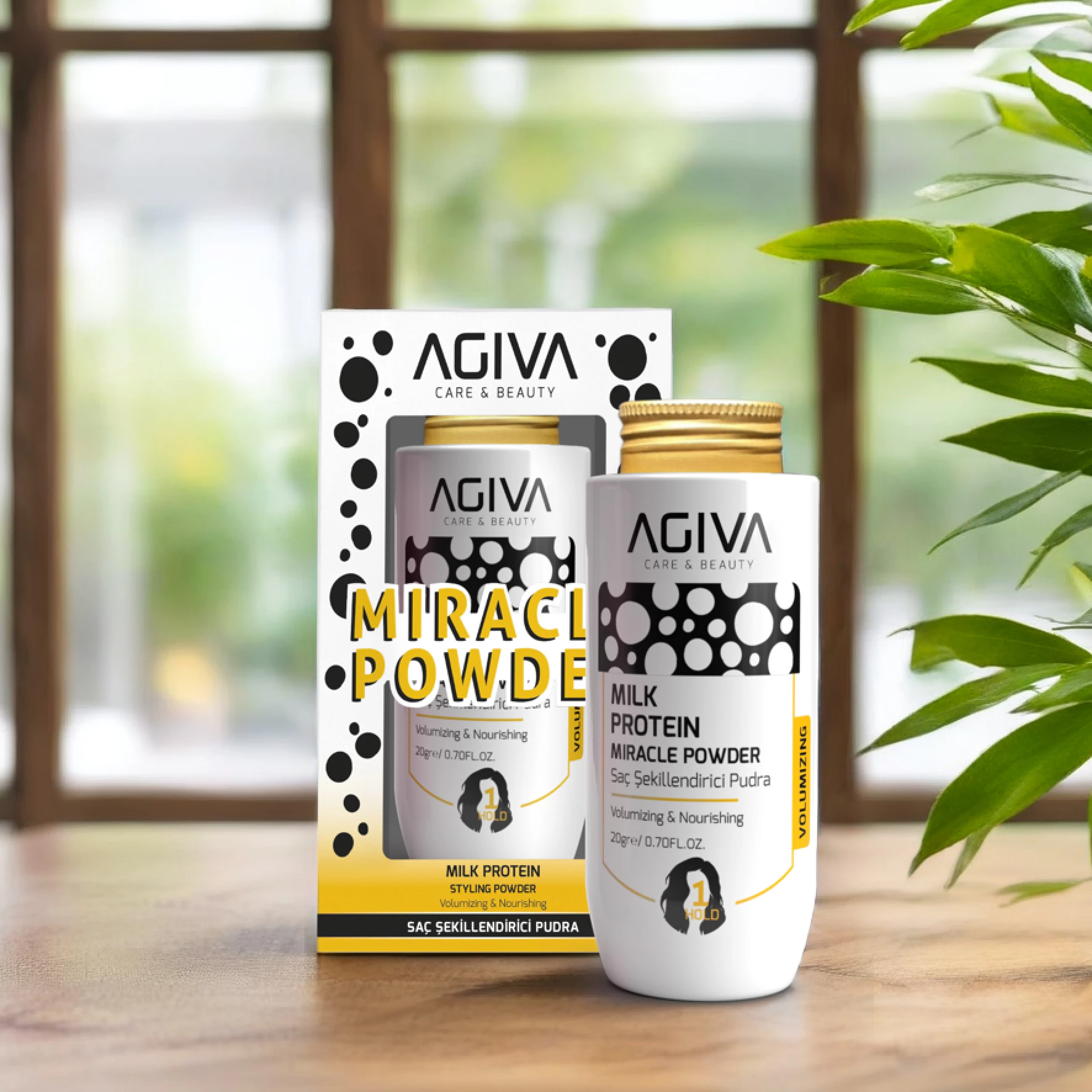 Pudër stiluese për flokë Agiva Milk Protein Mıracle 