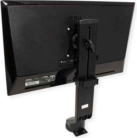 Mbajtëse monitori VALUE 17.99.1179, kllampë tavoline, VESA 75x75/100x100, deri 8 kg, e zezë