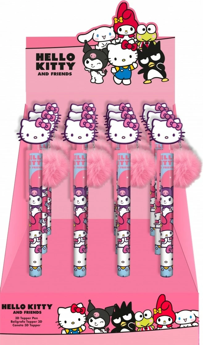 Stilolapsa Hello Kitty Kids Euroswan HK50182, set 12 copë, rozë
