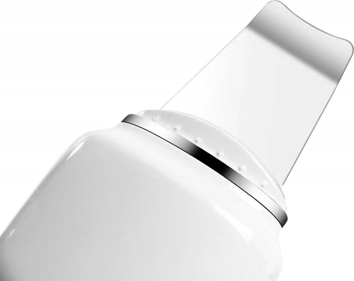 Pajisje për pastrim fytyre Garett Electronics Beauty Refresh Scrub, me EMS, e bardhë