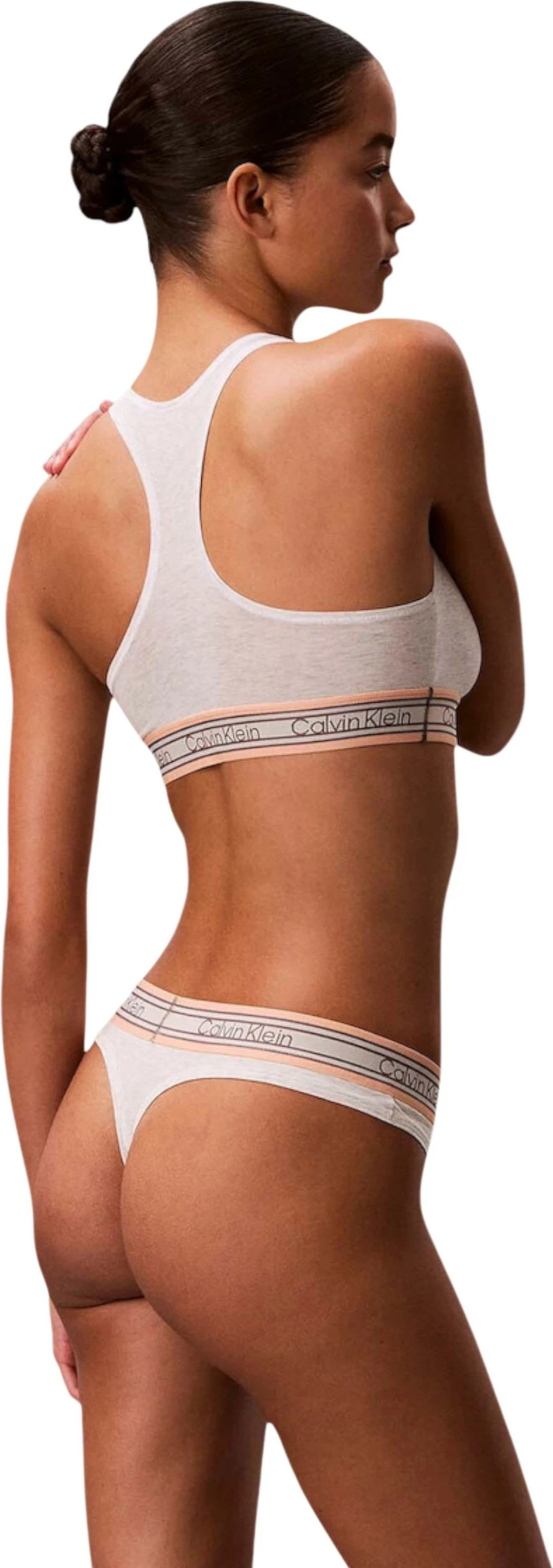 Sutjenë bralette Calvin Klein Underwear LV00QF8692 për femra, krem [Madhësia: L]