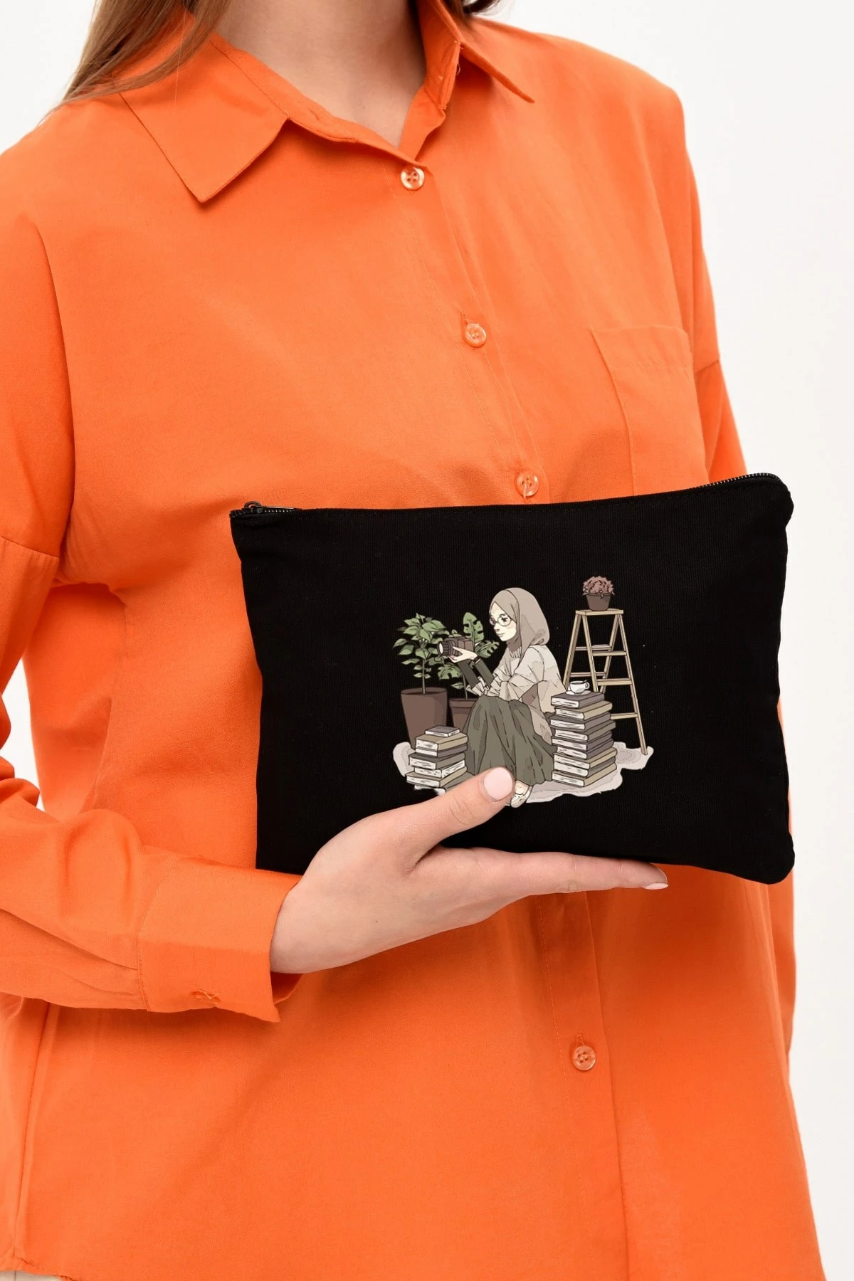 Çantë make-up Zoozie Bags, e zezë, 25x18cm