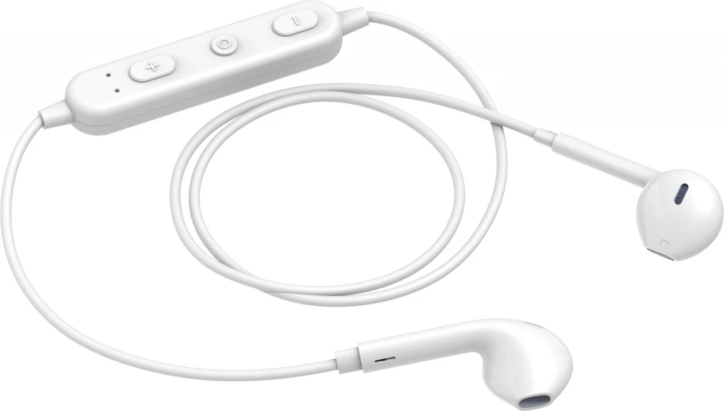 Kufje Moye Hermes Sport pa kabllo me mikrofon, Bluetooth 4.2, 80 mAh, të bardha
