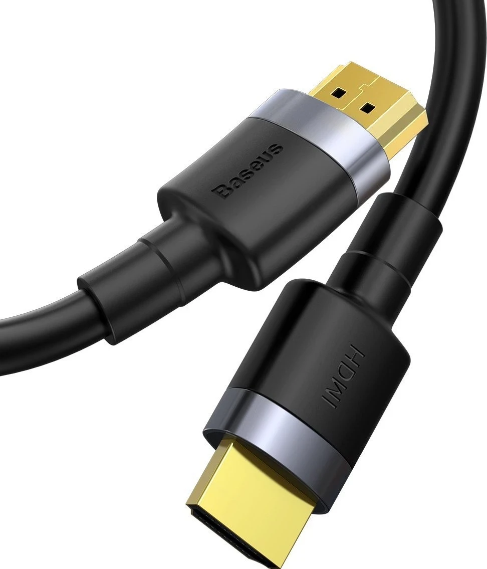 Kabllo HDMI Baseus Cafule 2.0, 4K, 3D, 5m, zi-gri