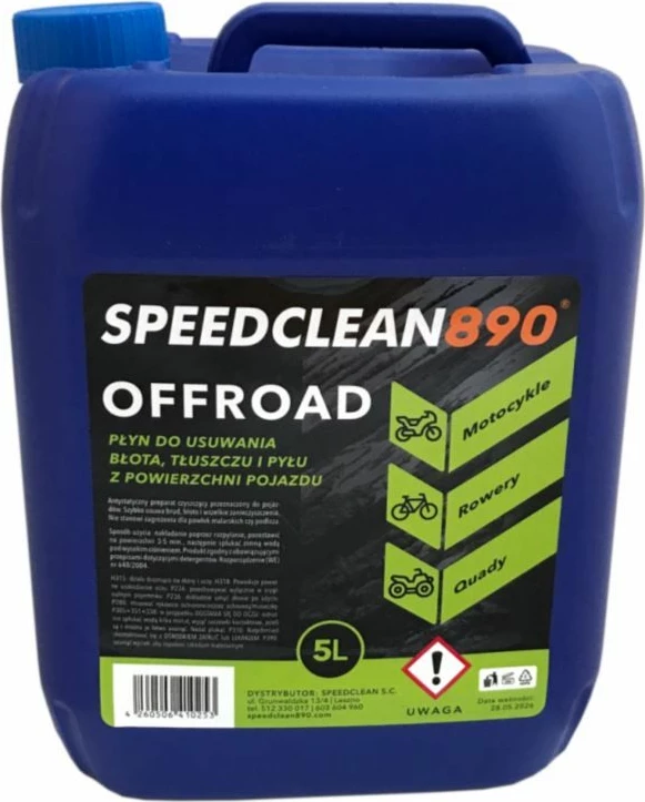 Aksesor pastrimi SpeedClean890 për biçikleta, 5L